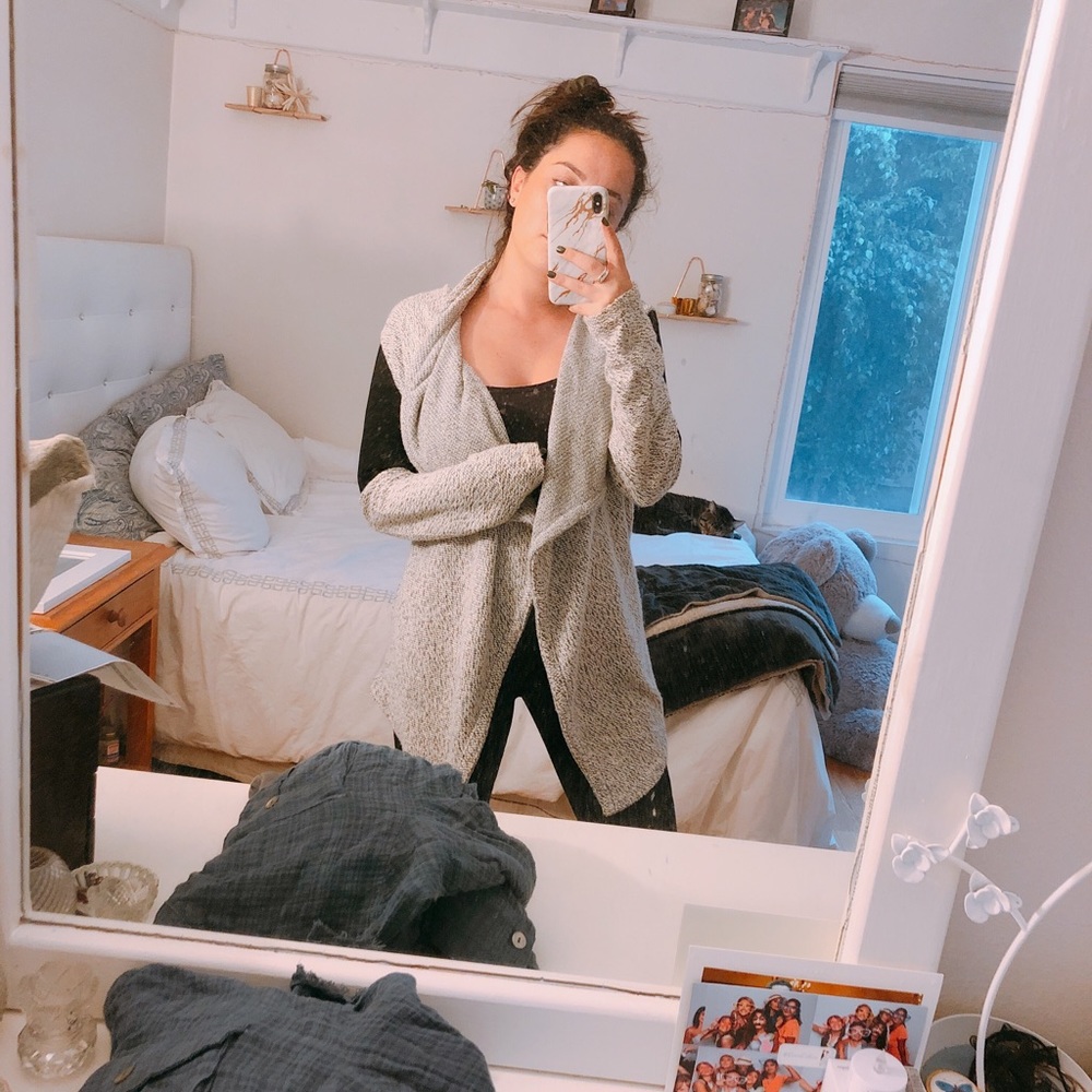 Two tone cardigan